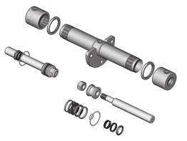 Cylinders LIFT CYLINDERS 123086 - Cylinder, 3-1/2 x 8 x 1-1/2 123087 - Seal Kit 123236 - Pin, Kit - includes 122670 - Pin, 1-1/2 x 2-3/4 (2) 118924 - Flat washer,.59 ID x.