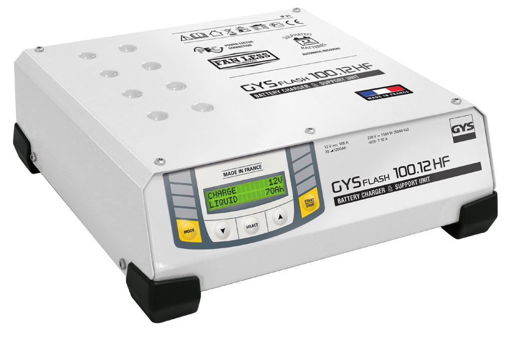 BATTERY SUPPORT Choose outputs of 30, 40, 50 or 100 Amps Diag+, allows user adjustment of the voltage level from 12V-14.