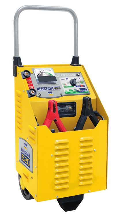 00 TRADITIONAL HIGH POWER STARTER - 2 in 1 Booster/Starter & Charger NEOSTART 320 ref: 025509 Starter: 270A Starting current Start guide 35>120Ah Charger: Charges Lead Acid batteries Max 40A charging