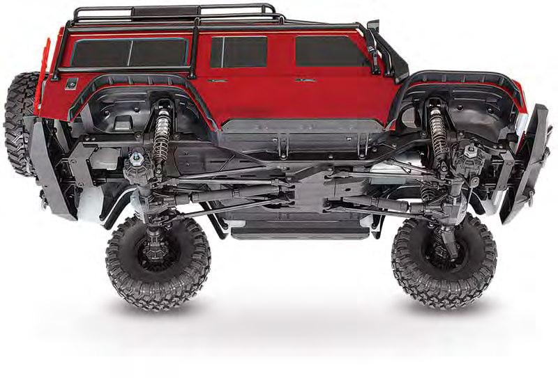 The TRX-4 Scale and Trail Crawler is equipped right out of the box with Traxxas' gam e-changing portal axle set.