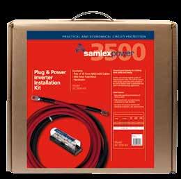 Inverter Installation Kits PLUG & POWER Cable Features: Very wide operating temperature of -50 C to 105 C High strand count, annealed copper conductors for high flexibility and additional protection