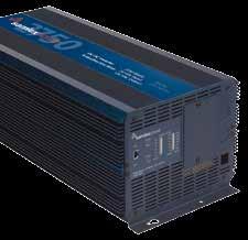 Listed to UL Standard 458 These high efficiency modified sine wave DC-AC inverters convert 12VDC or 24VDC to 120VAC, 60Hz.