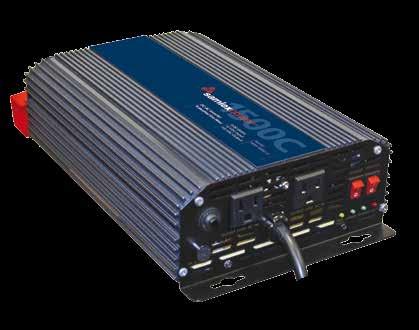 Modified Sine Wave Inverter/Charger SAM-1500C-12 SAM-1500C-12 Integrated 1500W Modified Sine Wave Inverter, 30A Transfer switch, and 2 Stage 12 VDC, 15A Battery Charger High efficiency, lightweight,