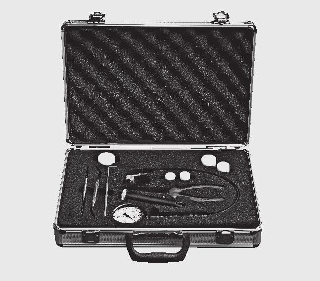 Oil pump ZP Tool set ZWS Oil pump ZP It guarantees the optimum maintenance concept and extended maintenance intervals. For easy, air-free refilling and reduction of the oil volume of the TOX -.