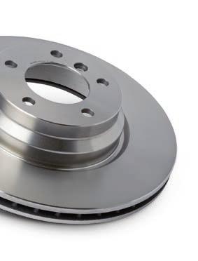 The optimum braking result can only be achieved with brake discs precisely tailored to the brake pad.