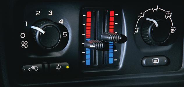 Additional Climate Control System Functions : Recirculates interior air while in Vent, Bi-Level positions.