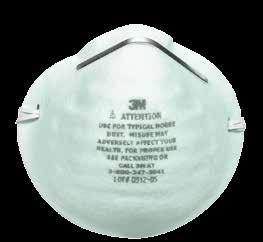 Respirator 3M HOME DUST MASK 8661 Not NIOSH approved do not use for respiratory protection