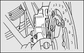 PERIODIC MAINTENANCE AND MINOR REPAIR EAU00721 Checking the front and rear brake pads The front and rear brake pads must be checked for wear at the intervals specified in the periodic maintenance and