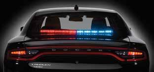 Interior Mount Warning Lights Federal Signal SpectraLux ILS SILSD Rear Deck Style Solaris Convergence Network ROC SpectraLux ILS preselect models for Ford Police Interceptor Sedan 2013-2017
