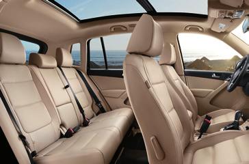 The Tiguan can make you feel at home when you roam.