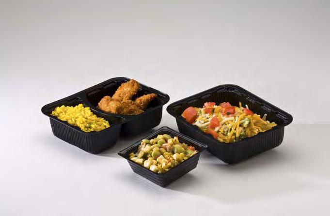 10- Campus Smart Servers Catalog PRE-PORTIONED SNACK TRAYS 21940 21962 219 21896 21941 21963 21921 21897 One Cavity Tray 12.5 mil, Clear OPS 12.
