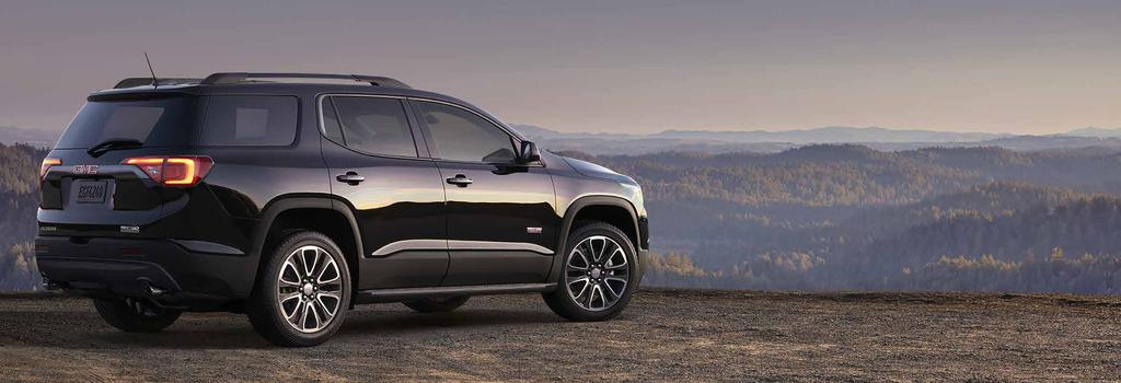 REFINED, NOT RESTRAINED Some of the best areas of our country have no paved roads. But that won t stop you thanks to the Acadia All Terrain with an advanced twin-clutch AWD system.