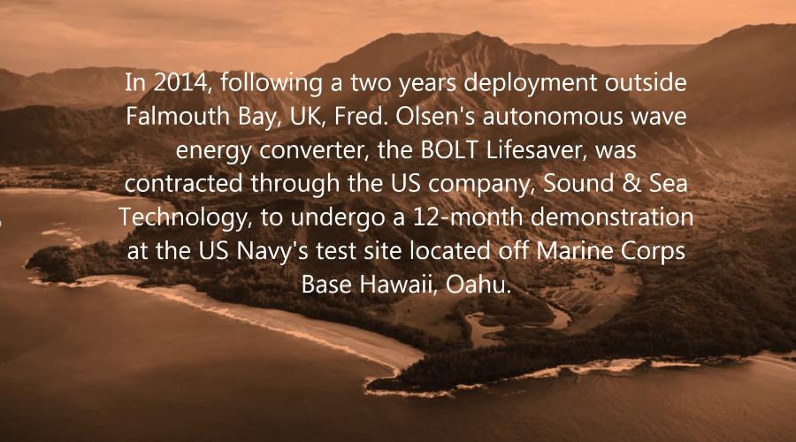 3. DEPLOYMENTS BOLT LIFESAVER @ HAWAII For introduction
