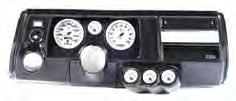 1969 6 Gauge Dash Panel with 5 Gauges with Astro Vents Please indicate finish choice in at end of part number.