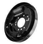 ORDER ONLINE C HYDRAULIC DRUM BRAKE ASSEMBLIES STANDARD TURNING - PER AXLE Contains 2 hubdrums, 2 back plates, backweld plates, bearings, seals, dust caps, & wheel nuts.