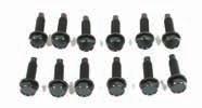 EXTERIOR PARTS AND TRIM Striker Silencers Stock Replacement 55-195156 1 9 7 3-7 7 3.99 ea. Door Hinge Screw Sets One Set Does Two Hinges 55-195228 1964-67 Mounting Screws, Upper, set of 12 11.