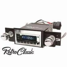 This is a breakthrough classic car radio offering flexible mounting options with RetroSound s patented "InfiniMount" adjustable shaft/bracket system. 55-278532 1964-65 With Chrome Face 179.99 ea.