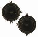 1966-69 3-1/2 Dash Speakers High Quality Replacement Stereo Speakers Fits In Stock Dash Location Super-Slim 1-1/4 Mounting Depth Full Range With Single Mylar Tweeter Assembly Neodymium Magnet