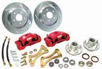 BRAKES 55-197404 07-3016-E 55-198778 07-3012 55-194635 Big Brake Kits The front system uses a 13 inch cross-drilled, gas slotted and zinc washed rotor mounted to a 2024 T6 billet aluminum CNC