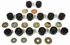 STEERING AND SUSPENSION 55-195308 55-194436 Body Mount Bushings 55-195300 1964 Urethane Kit 114.99 kit 55-195302 1965-67 Urethane Kit 99.99 kit 55-195304 1968-72 Urethane Kit 79.
