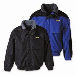 poly-thermal insulation. Rugged 10.5oz. 80/20 cotton/polyester fleece shell with rib knit cuffs and waistband. Machine washable. Contrasting embroidered Bowtie emblem. 55-311445 Black 64.99 ea.