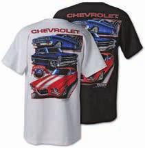 GIFTS AND APPAREL White Chevrolet Legends T-Shirt 100% Pre-Shrunk Cotton M-XXXL Available Imported 55-286105 White