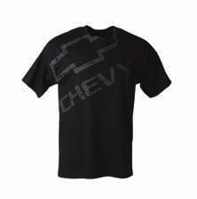 Distressed Chevy With Bowtie T-Shirt 100% Pre-Shrunk Cotton Shadowed Chevy Bowtie Logo Color: Black Imported Sizes: M-XXXL 55-303521 19.99 ea.