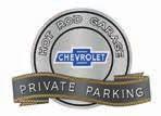 GIFTS AND APPAREL Chevrolet Vintage Bowtie Metal Sign Licensed By GM 25 X 7 14 Gauge Steel This metal sign is of high quality with a three-dimensional look and heavyweight feel.