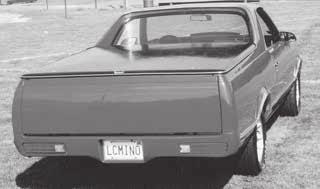 1978-87 Roll Pan With ZR-1 Taillights Fantastic Upgrade For Any El Camino Adds A Smooth Sleek Modern Finish To The Rear Of Your El Camino By Eliminating The Back Bumper Fiberglass Construction