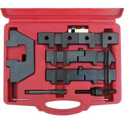 T0038B BMW CAMSHAFT ALIGNMENT TOOL KIT BMW engine models M42 & M50: Includes 2 block swivel lock plate & locking pin for setting camshaft timing.
