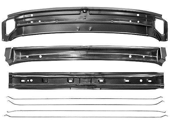 WINDSHIELD MOLDINGS Also available used. CALL UNIVERSAL TOOL KIT ROOF SKINS ROOF RAIL WEATHERSTRIP CHANNEL to BODY SEAL WSM100 64-65 Coupe 5pc $159.00 Set WSM100V 64-65 Convertible 5pc $169.