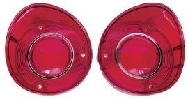 00 Kit Tail light and backup light lenses ** without trim GM Licensed TLE690 69-72 El Camino Assemblies $44.
