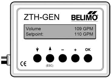 Calibration Instructions ZTH-GEN DISPLAY SCALING PROCEDURE During flow verification it is possible to have a different reading from an external calibrated flow measuring instrument compared to the
