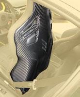 backshell right New designed sport seats with carbon fibre