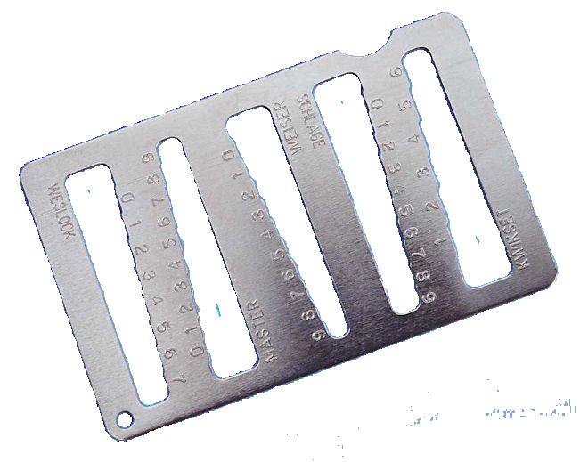 This tool has been modified to accommodate the extended tailpiece