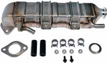 DIESEL EGR Coolers Cools recirculating exhaust gas Over 10 SKUs Available Complete Kit - Includes all gaskets and O-rings for a complete