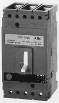 K Moulded case circuit breaker Series MC 8 Distribution and cable protection Basic circuit breaker MCLbs... Toggle handle 3-pole 4-pole, N-unprotected b-release s-release Packing I cu Designation E-No.