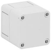 Industrial enclosures S MULTIBOX Small boxes Polystyrene IP66 - IK07 With transparent With grey cover cover RAL 7035 Packing Ref. No.