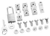 861759 Padlock For protection against unauthorised access Available from MB 65 on 1 861761 Spacers In plastic (6 + 8 mm), determines the distance between