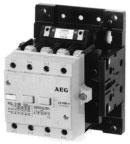 F Contactors AC contactors LS... K-contactors 4-pole AC operation DC operation 230V 50Hz 24V DC Power rating, AC-3, 3~ AC-1 Designation Packing E-No. E-No. 230V 400V [kw] I e [A] units Screw terminal 3 5.