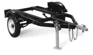 Trailers and Hitches (Note: Trailers are shipped unassembled.) Trailer Specifications (Subject to change without notice.