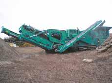 The machine is ideally suited to contract crushing due to its high productivity and ease of setup, operation and maintenance.