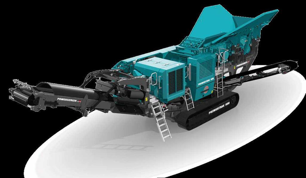 JAW 08 09 PREMIERTRAK 400 PRE-SCREEN The Powerscreen Premiertrak 400 range of high performance primary jaw crushing plants are designed for medium scale operators in quarrying, demolition, recycling