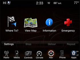 Chrysler, Dodge, Jeep and Fiat Freemount with Uconnnect navigation unit. Compatible vehicles Chrysler, Dodge, Jeep, Fiat Freemount Uconnect with 8.