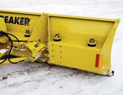 QUICKLY FOLD FOR TRANSPORT At the touch of a hydraulic lever, the ICE BREAKER folds up quickly and easily, eliminating the need for trailing equipment and use of