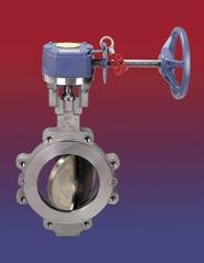 This rigid connection allows thrust from the cylinder to precisely position the valve.