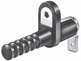 Switches Switches/Doorcontact With one 6.3 mm blade terminal contact. Pin protrudes in ''on'' position. Max load: 3.5A at 2V. 6ZF 005 38800 0 Switch/Doorcontact with cover With one 6.