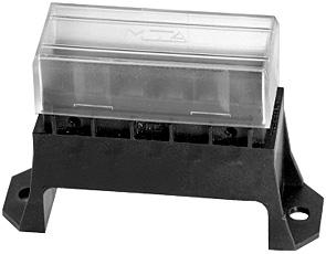 load: 5x 30A ATO bladetype fuses ATOfuse box Transparent cover and contacts.