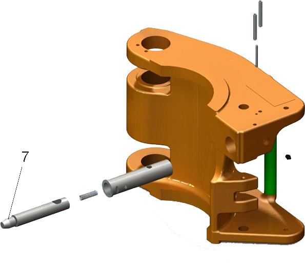 5.3.2.7 SDS Type series Assemblies - Locking device for SDS 350 5.3.3 5.3.4 5.3.5 Fig. 56: Locking device for SDS 65 up to SDS 350 SERVICE Pos. Qty.