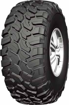 ❸The block tread design with multiplesipes provide outstanding offroad traction and reduce tread damage on offroad condition.